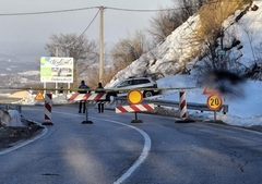 Totalno obustavljen saobraćaj na putu Bijeljina - Tuzla (FOTO)