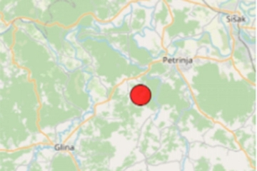 Novi zemljotres u blizini Petrinje