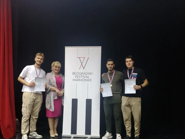 Mladi harmonikaši iz Srpske osvojili dva prva mjesta na festivalu u Beogradu