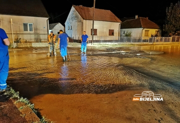 PUKLA CIJEV U GALCU Normalizacija vodosnabdijevanja u toku dana