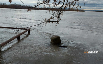 Nema opasnosti od poplava: Tokom dana se očekuje postepeni pad vodostaja Drine