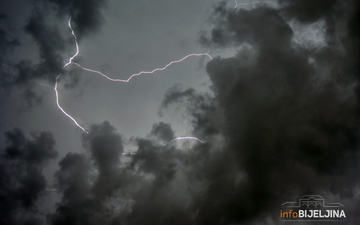 Na snazi žuti meteoalarm koji upozorava na pljuskove praćene grmljavinom