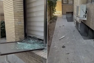 Oštećena ambasada Srbije u Teheranu tokom vazdušnih napada