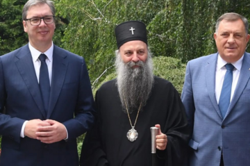 Vučić se sastao sa Dodikom, patrijarhom i članovima sinoda: Razgovarali o situaciji u srpskim sredinama na Kosovu i Metohiji 