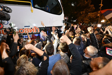 Stanuvuković slavi na Trgu Krajine