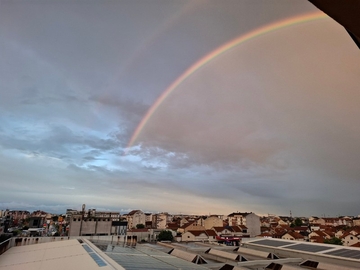 Nakon pljuska u Bijeljini: Čaroban prizor iznad grada (FOTO)