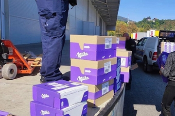 Zaplijenjene čokolade "Milka" u vrijednosti od 35.000 KM
