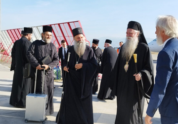 Patrijarh srpski Porfirije stigao u Podgoricu