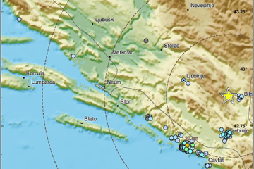 Jak zemljotres kod Trebinja: "Baš jak, dugo je treslo"