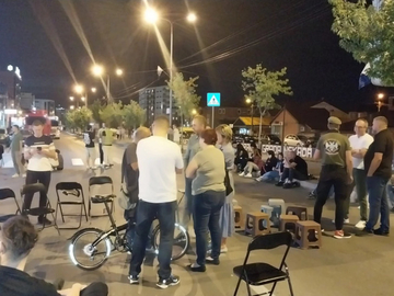 Blokirana magistrala ka Crnoj Gori