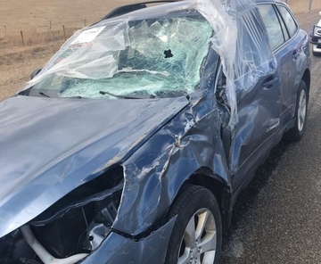 Prešao stotine kilometara u slupanom automobilu