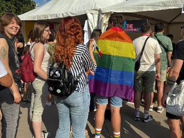 Beogradska gej šetnja uz hrvatske zastave