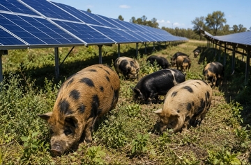 Pustili su svinje među solarne panele, a rezultat je iznenadio sve