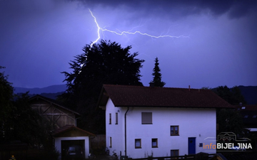 Sutra kiša i pljuskovi sa grmljavinom