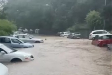 Dramatični snimak iz Beograda: "Trči, žena se davi" (VIDEO)