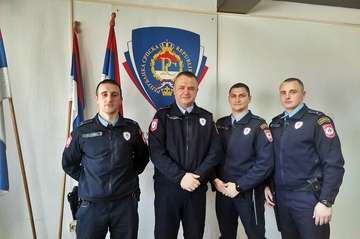 PU Bijeljina: Prijem kod načelnika za hrabre i humane policajce