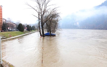 Drina se izlila u Zvorniku, Lim u opadanju, Vrbas raste