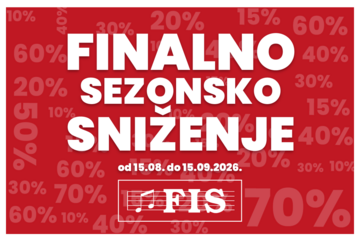 Finalno sezonsko sniženje u FIS centrima: Popusti koji donose velike uštede