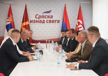 Sastanak delegacija SPS i Pokreta socijalista u Banjaluci
