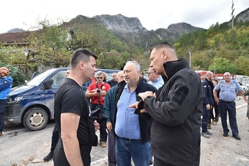 Nenad Nešić stigao u Jablanicu: Svi građani mogu računati na pomoć Ministarstva sigurnosti BiH