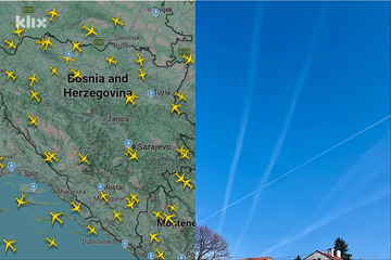 Pojačan broj preleta u Evropi: Brojni avioni zabilježeni i iznad BiH