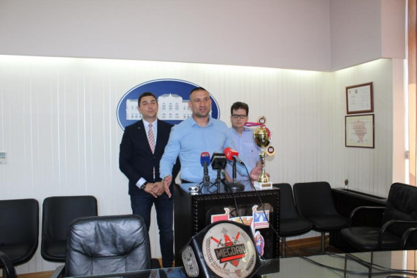 Prijem za šampiona Viktora Vasića