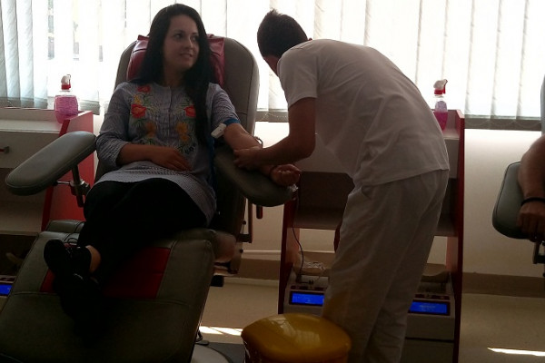 Mladi socijaldemokrati u akciji davanja krvi