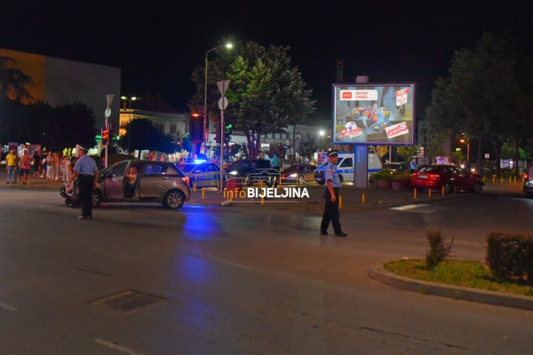 Saobraćajna nezgoda u centru Bijeljine /FOTO/