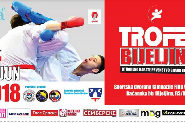 U nedelju prvo Otvoreno karate prvenstvo Grada Bijeljina