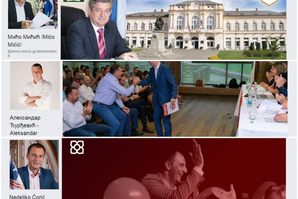 Koliko bijeljinski političari koriste društvene mreže - Facebook i Twitter ili poster na banderi?