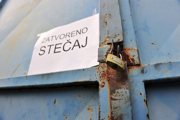 U stečaju mjesečno devet preduzeća