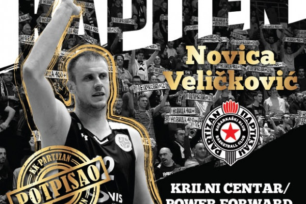 Veličković i Partizan zajedno još godinu dana