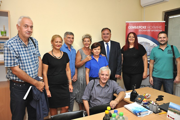 Ivanić u posjeti Semberskim novinama