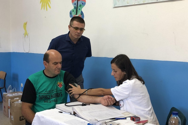 Organizovana akcija dobrovoljnog darivanja krvi u MZ Mezgraja