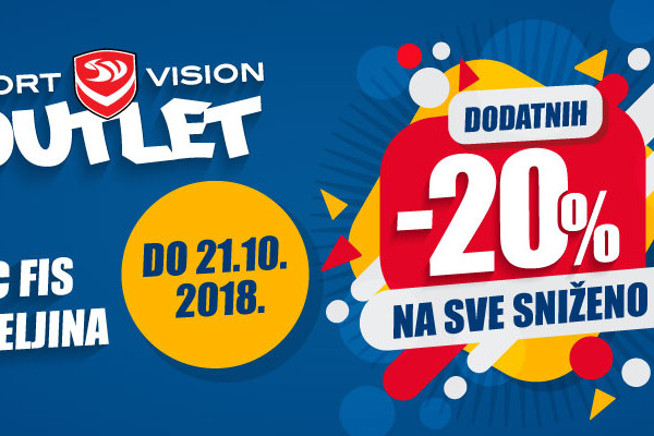 Dodatno sniženje u Sport Vision Outletu u Bijeljini