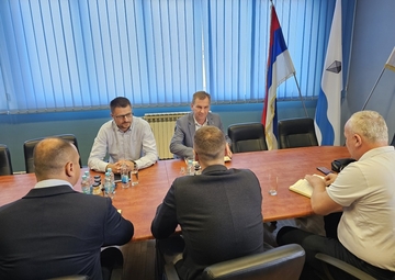 Gajić i Popović sa rukovodstvom „Elektro-Bijeljine“