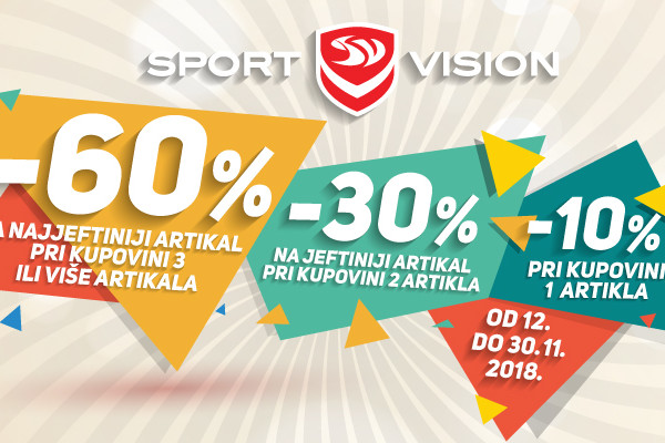 SPORT VISION POGODNOSTI ZA JESENJU UDOBNOST