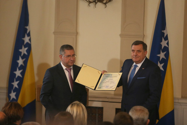 Dodik, Komšić i Džaferović položili zakletve