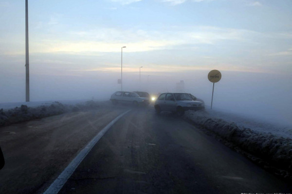 Lančani sudar u Komitskoj ulici