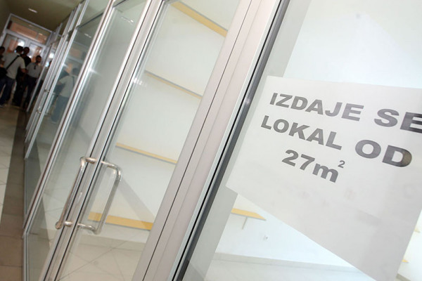 Poslovni prostori godinama bez kupaca
