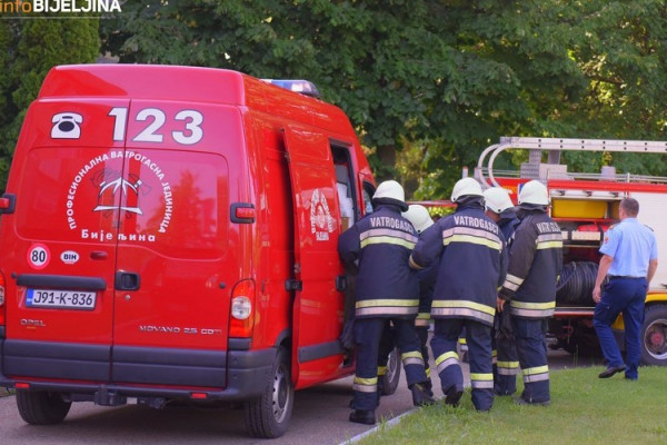 Požar u Zagonima, povrijeđena žena