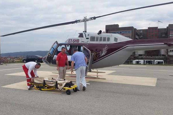 Život dječaka iz Modriče spasen zahvaljujući Helikopterskom servisu RS