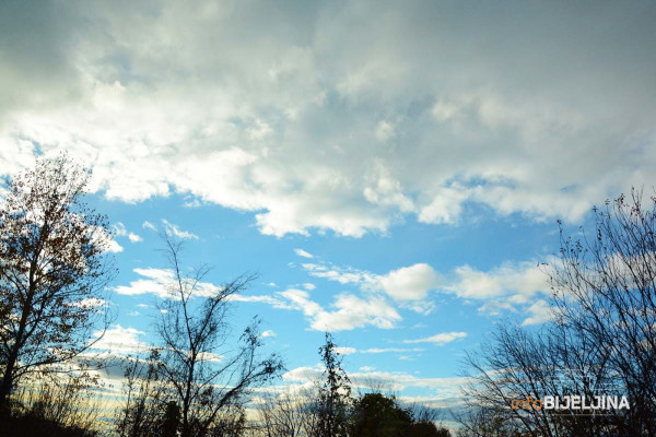 Danas oblačno, popodne razvedravanje