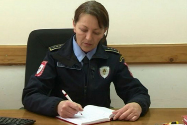 Tanja Kerović, jedina žena u Srpskoj komandir policijske stanice