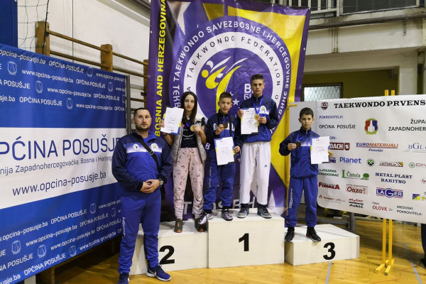 Tekvandoisti "TKD Jopa" osvojili četiri medalje u Posušju