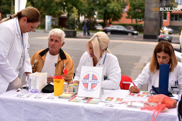 U nedjelju besplatno mjerenje krvnog pritiska i šećera u krvi