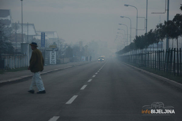 Magla u Semberiji smanjuje vidljivist