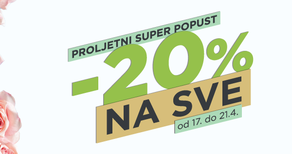 Iskoristi proljetno super sniženje!