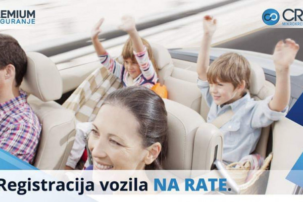 MKD CREDIS: Mogućnost registracije vozila na rate bez kamate