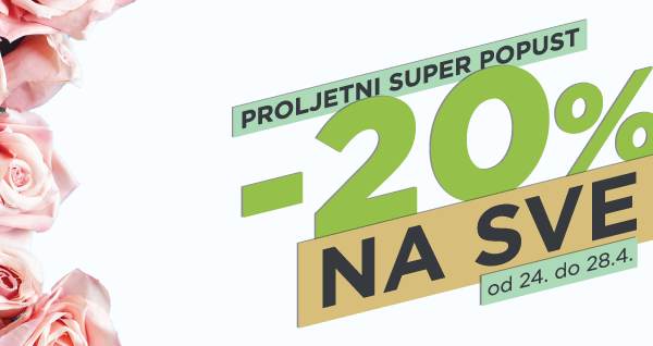 Iskoristi proljetno SUPER sniženje!